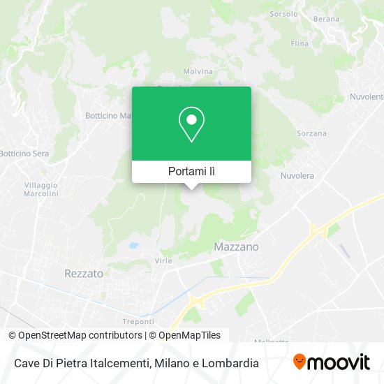 Mappa Cave Di Pietra Italcementi