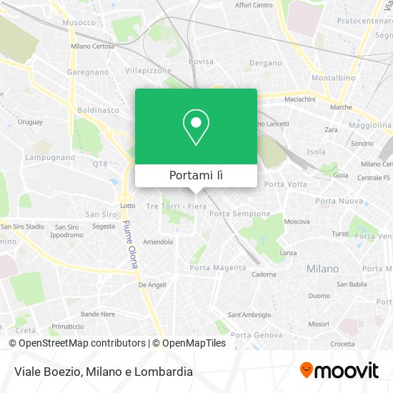 Mappa Viale Boezio