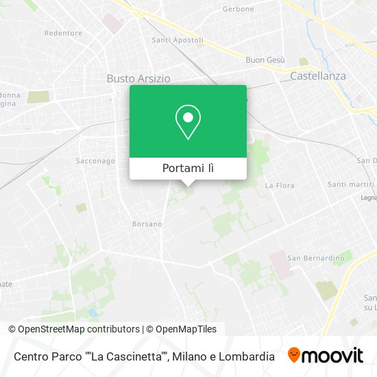Mappa Centro Parco ""La Cascinetta""