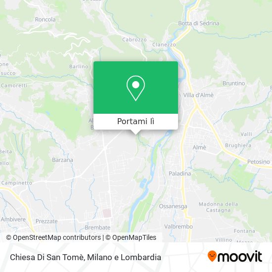 Mappa Chiesa Di San Tomè