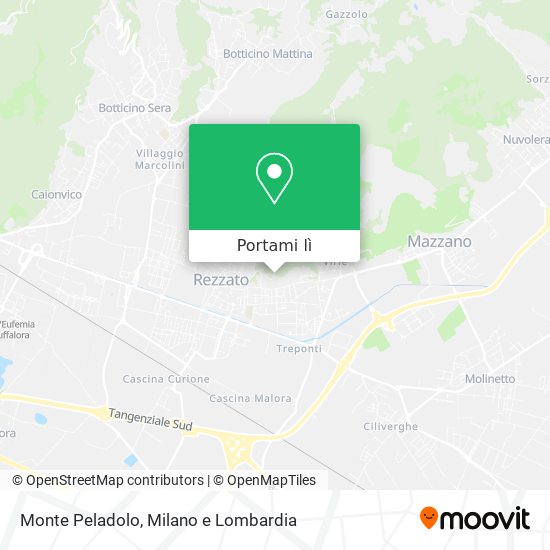 Mappa Monte Peladolo