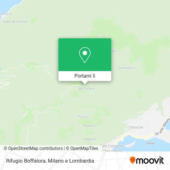 Mappa Rifugio Boffalora