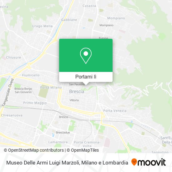 Mappa Museo Delle Armi Luigi Marzoli
