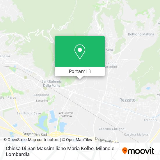 Mappa Chiesa Di San Massimiliano Maria Kolbe
