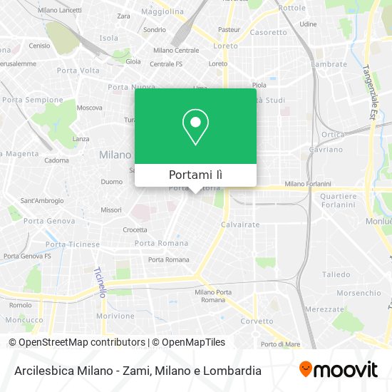 Mappa Arcilesbica Milano - Zami