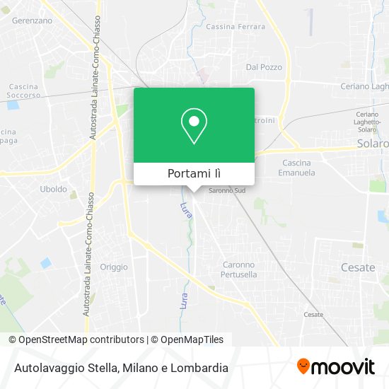Mappa Autolavaggio Stella