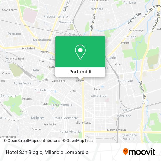 Mappa Hotel San Biagio