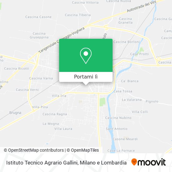 Mappa Istituto Tecnico Agrario Gallini