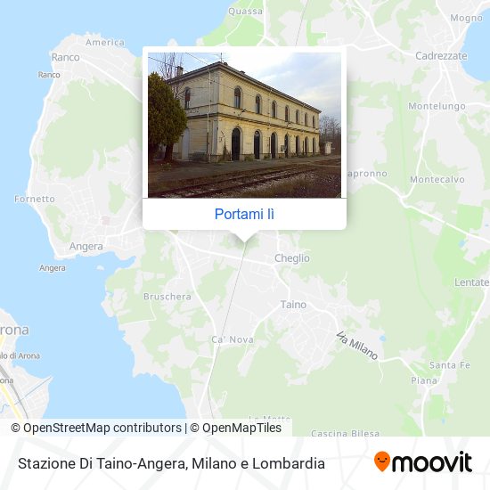 Mappa Stazione Di Taino-Angera