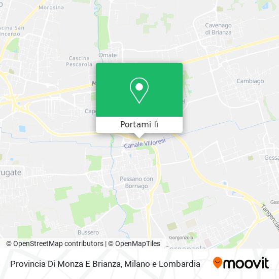 Mappa Provincia Di Monza E Brianza