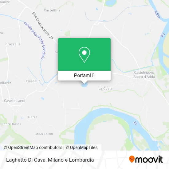 Mappa Laghetto Di Cava