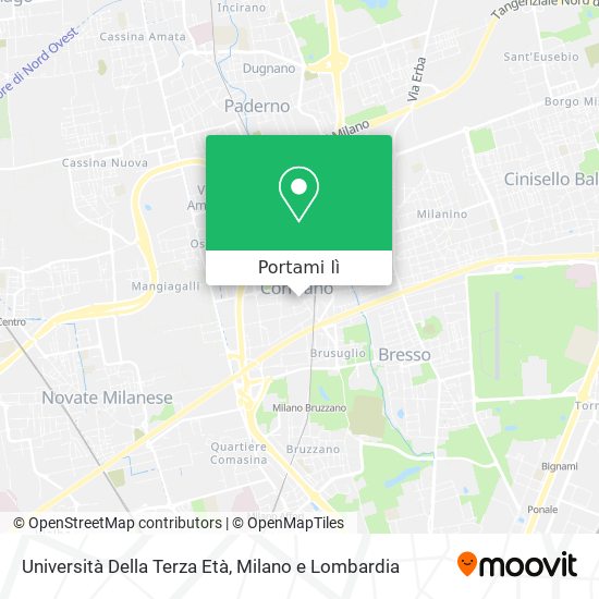Mappa Università Della Terza Età