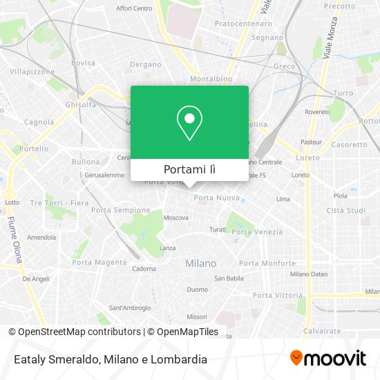 Mappa Eataly Smeraldo