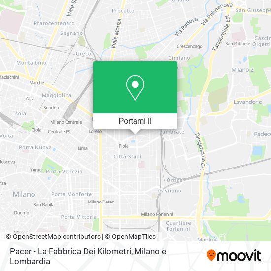 Mappa Pacer - La Fabbrica Dei Kilometri