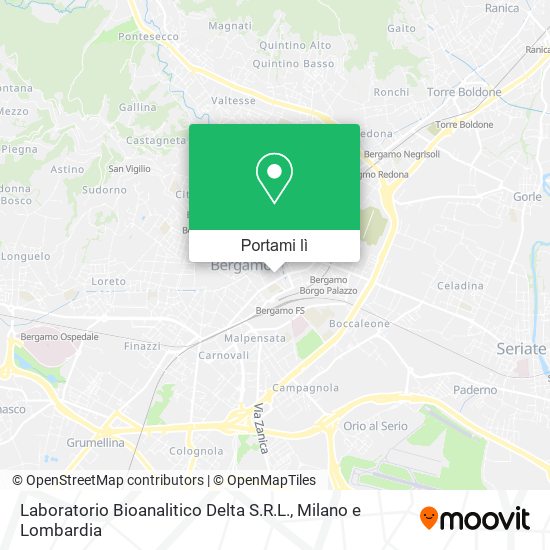 Mappa Laboratorio Bioanalitico Delta S.R.L.