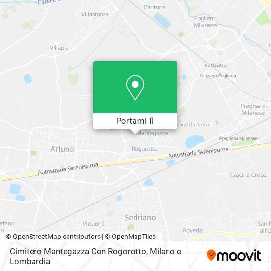 Mappa Cimitero Mantegazza Con Rogorotto