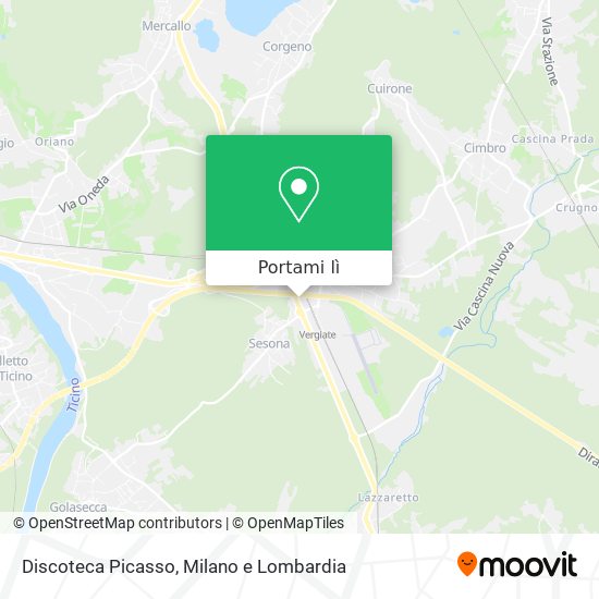 Mappa Discoteca Picasso