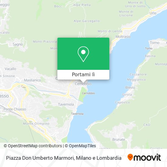 Mappa Piazza Don Umberto Marmori