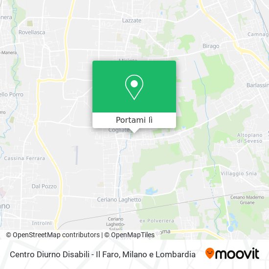 Mappa Centro Diurno Disabili - Il Faro