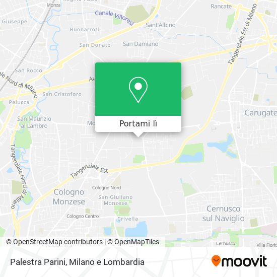 Mappa Palestra Parini