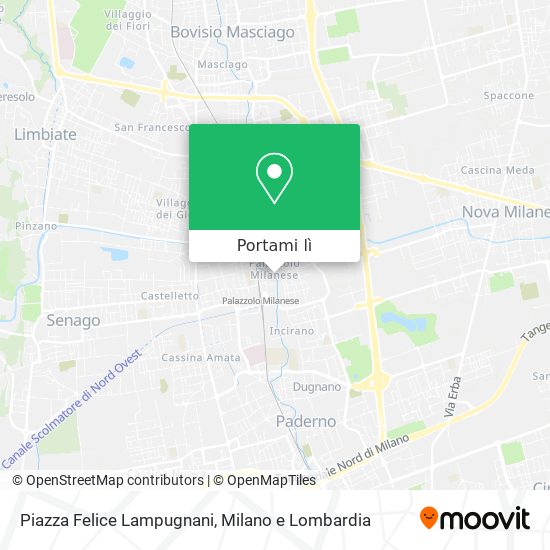 Mappa Piazza Felice Lampugnani