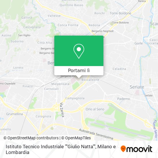 Mappa Istituto Tecnico Industriale ""Giulio Natta""