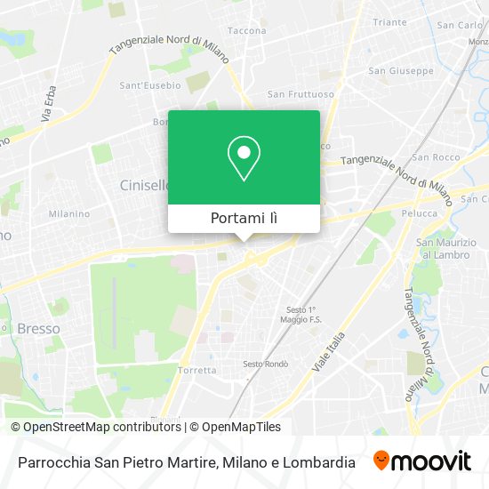 Mappa Parrocchia San Pietro Martire