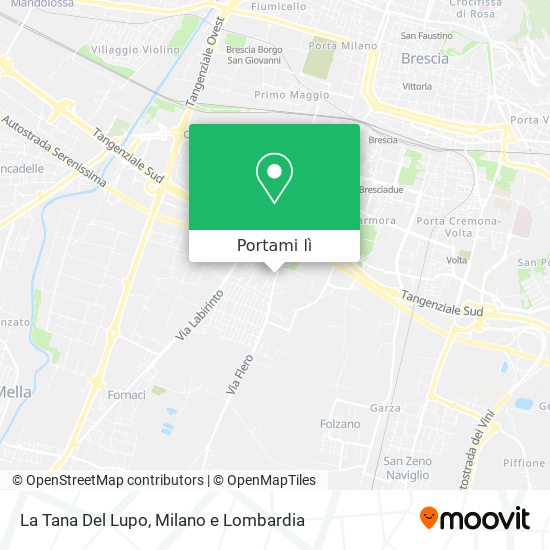 Mappa La Tana Del Lupo
