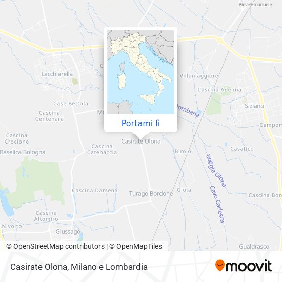 Mappa Casirate Olona