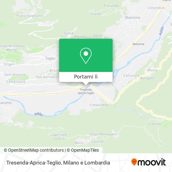 Mappa Tresenda-Aprica-Teglio