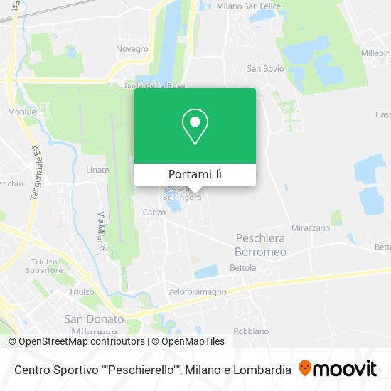 Mappa Centro Sportivo ""Peschierello""