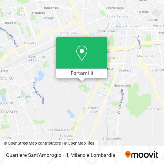 Mappa Quartiere Sant'Ambrogio - II
