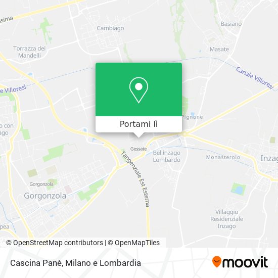 Mappa Cascina Panè