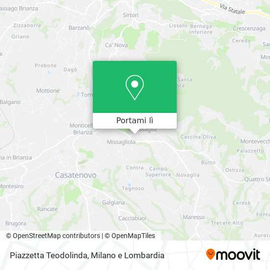 Mappa Piazzetta Teodolinda