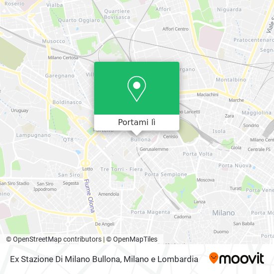 Mappa Ex Stazione Di Milano Bullona