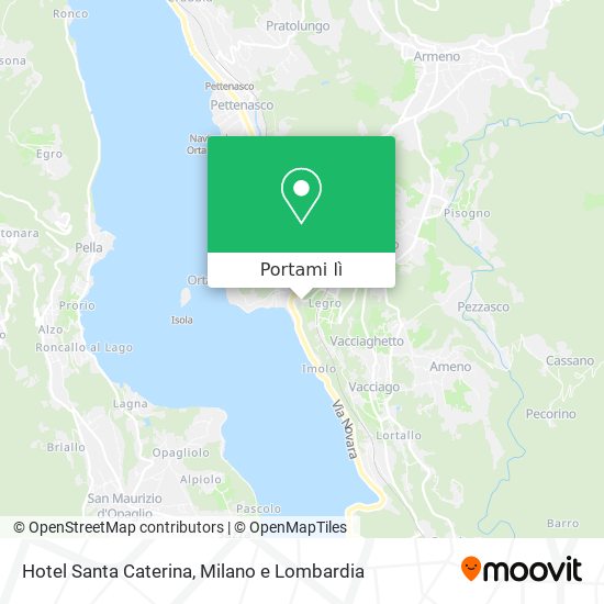 Mappa Hotel Santa Caterina