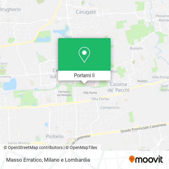Mappa Masso Erratico