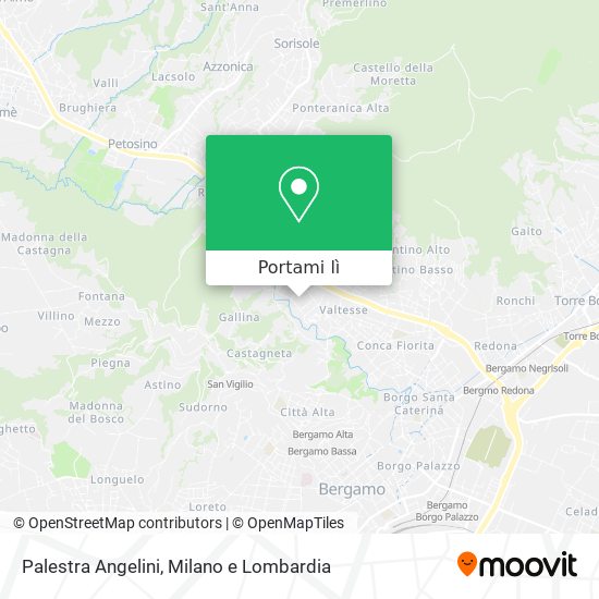 Mappa Palestra Angelini