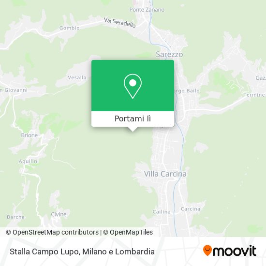 Mappa Stalla Campo Lupo
