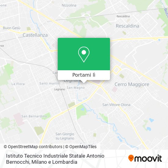 Mappa Istituto Tecnico Industriale Statale Antonio Bernocchi