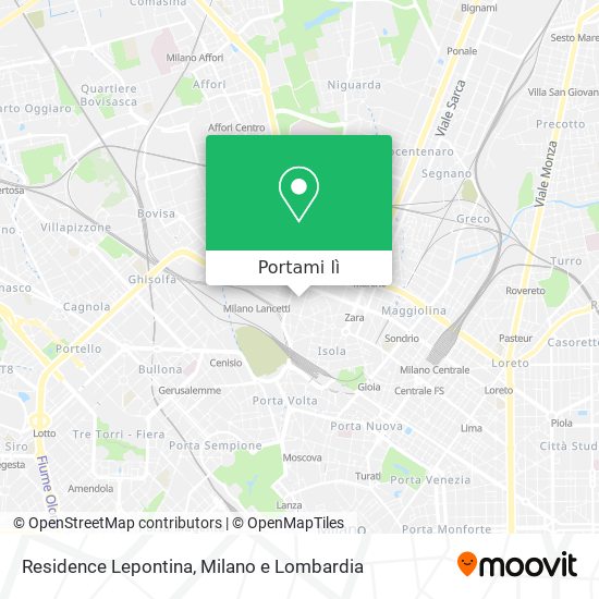Mappa Residence Lepontina