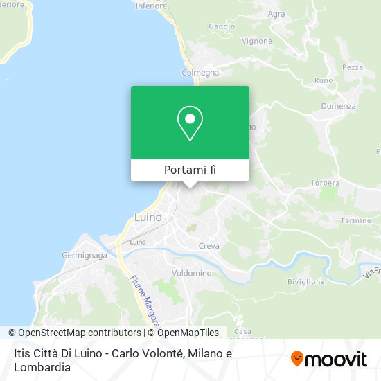 Mappa Itis Città Di Luino - Carlo Volonté