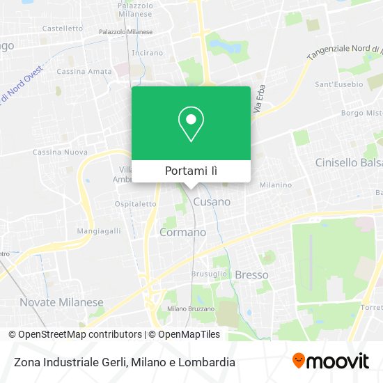 Mappa Zona Industriale Gerli