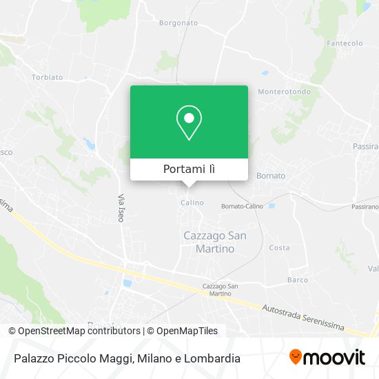 Mappa Palazzo Piccolo Maggi