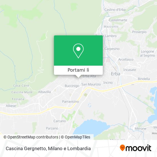 Mappa Cascina Gergnetto