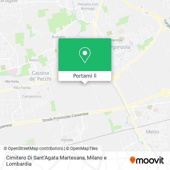 Mappa Cimitero Di Sant'Agata Martesana