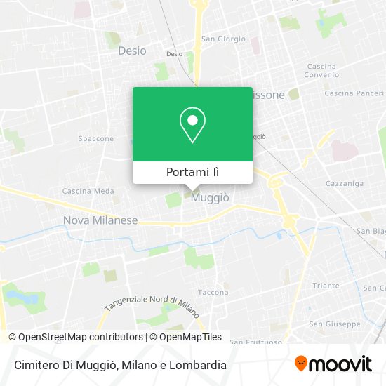 Mappa Cimitero Di Muggiò