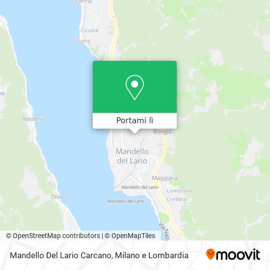 Mappa Mandello Del Lario Carcano