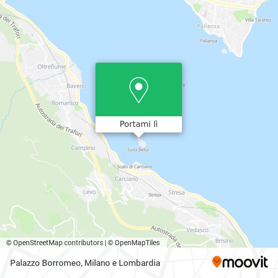 Mappa Palazzo Borromeo