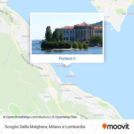 Mappa Scoglio Della Malghera